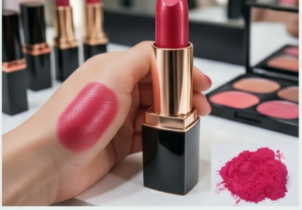 lip gloss liquid lipstick with pearlescent pigment effect